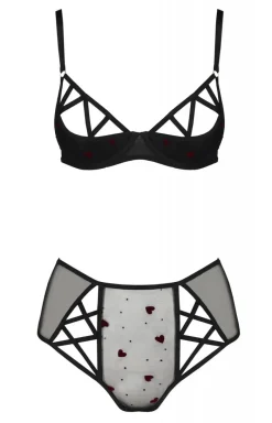 Passion Biustonosze Otwarte|Koszulki - Lovelia komplet bikini