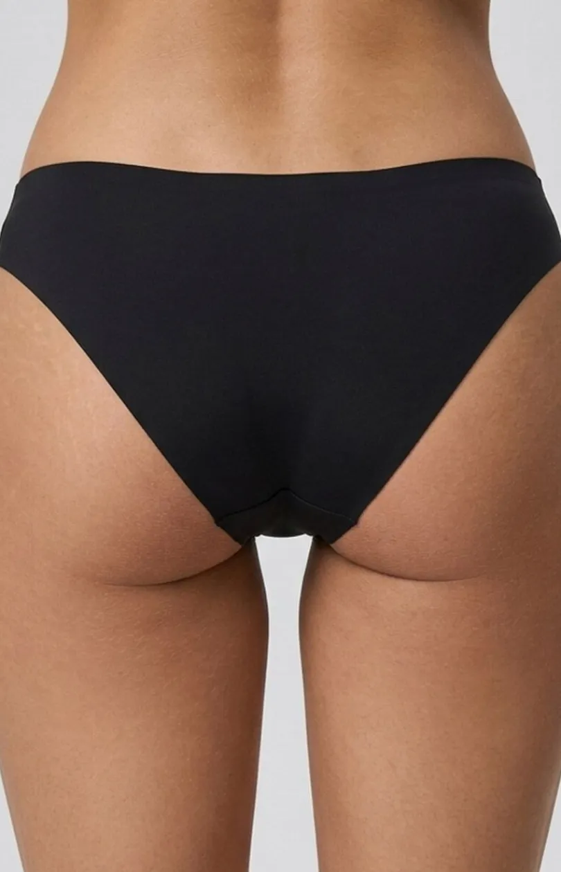 Damskie PURE SIN Bielizna Plus Size|Figi Bezszwowe - ajtki bezzwowe figi dakie czarne Pure Caic