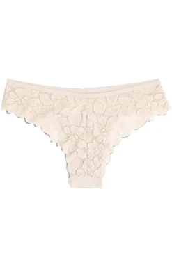 Damskie Cotonella Figi, Stringi, Panty|Figi Damskie - Majtki brazyliany beżowe ADC87