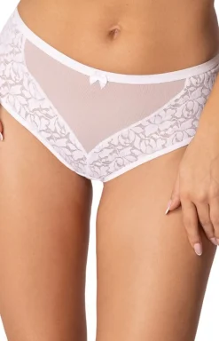 PariPari Lingerie Figi Brazylijskie - ajtki brazyiany z wyoki tane białe aia