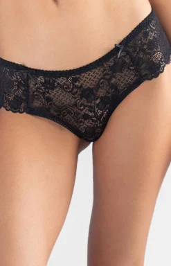 Damskie KLEO Figi Damskie|Figi Brazylijskie - ajtki dakie brazyliany czarne 009 Raffaella