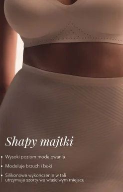 Majtki damskie modelujące beżowe Shapy 43918-80X