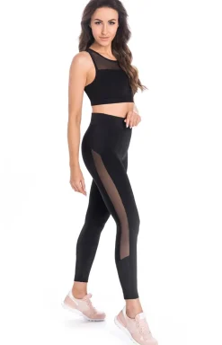 Mappy legginsy sportowe z siateczką 2224
