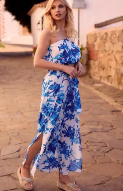 Marilyn asymetryczny top plażowy Santorini