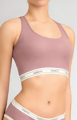 Marilyn bawełniany tank-top różowy Denise