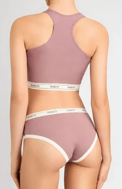 Marilyn bawełniany tank-top różowy Denise