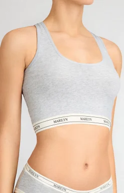 Marilyn Biustonosz Bezszwowy|Biustonosz Bez Fiszbin - bawełniany tank-top Denise