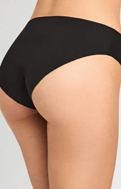Marilyn bezszwowe figi damskie czarne Cotton Touch