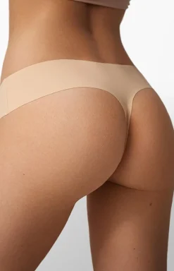 Damskie Marilyn Figi, Stringi, Panty|Stringi Bezszwowe - bezszwowe stringi damskie czarne Naked Skin