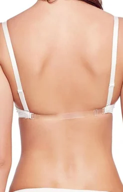 Marilyn biały biustonosz gładki push-up zapinany z przodu Enigma 01