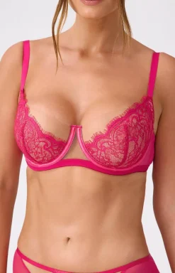 Marilyn biustonosz miękki soft amarantowy Yvonne