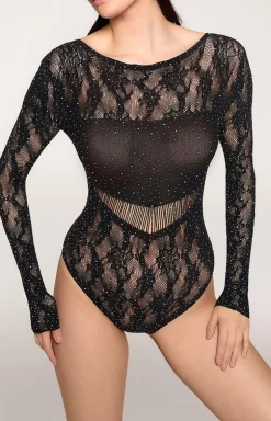 Marilyn body damskie elastyczne z kryształkami Lassie Hot Poupee