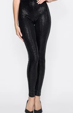 Marilyn Legginsy|Legginsy Damskie - cekinowy top daski na jedno raię una
