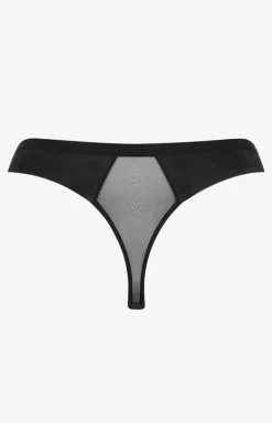 Marilyn czarne stringi damskie Fibi