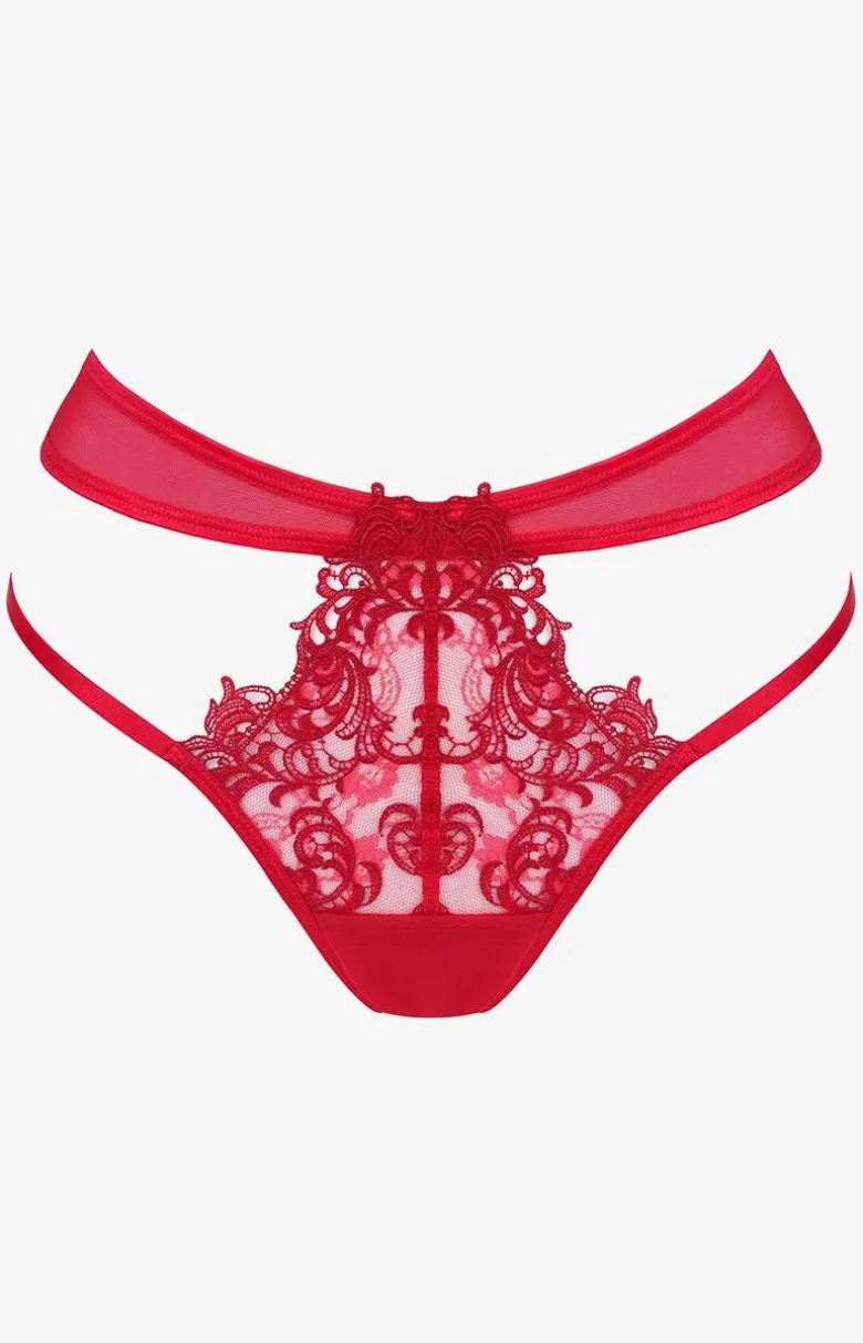 Marilyn czerwone stringi damskie Comme Si Comme Ca