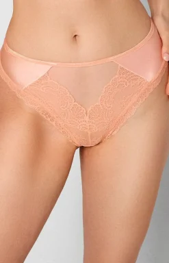 Marilyn koronkowy biustonosz miękki soft Melon M