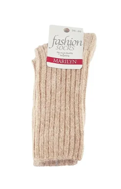 Marilyn skarpetki damskie beżowe Angora F27