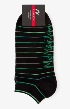 Marilyn stopki męskie czarne w paseczki Stripes 2