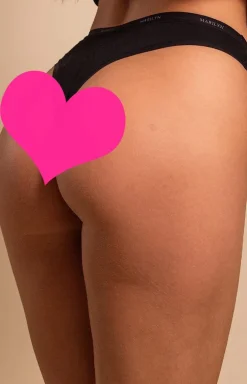 Marilyn stringi damskie czarne Julia 02