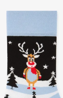 Marilyn świąteczne skarpetki męskie Rudolph