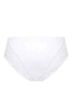 Damskie Mefemi Panty Damskie - białe figi dakie Bianca