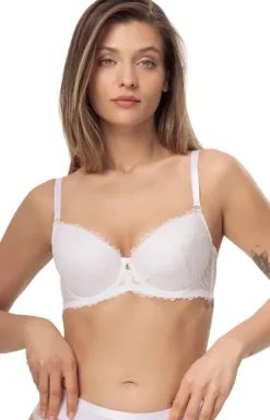 Mefemi figi damskie brazyliany białe Petra DB25
