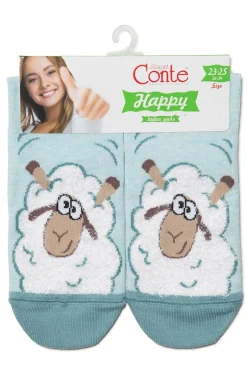 Śmieszne skarpety bawełniane Happy