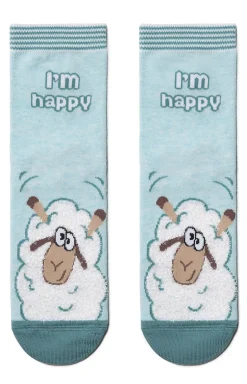 Śmieszne skarpety bawełniane Happy