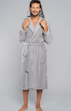 Męskie Italian Fashion Szlafroki Męskie - Mimas szlafrok męski dł.rękaw
