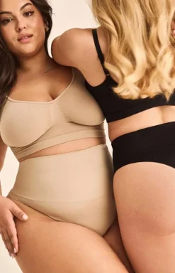 Damskie Gabriella Majtki Z Wysokim Stanem|Figi Modelujące - Modelujące brazyliany z szeroką gumą naturalne S124