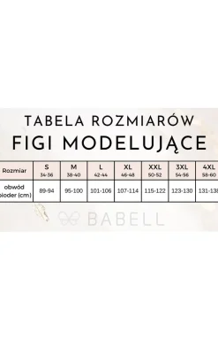 Modelujące czarne majtki damskie BBL 204