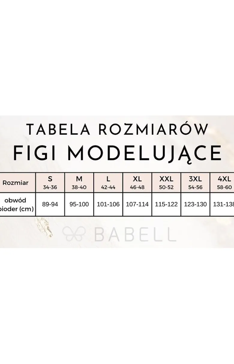 Modelujące czarne majtki damskie BBL 204