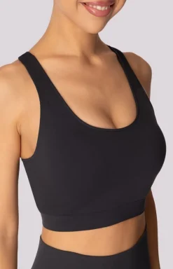 Mona top damski szary Base