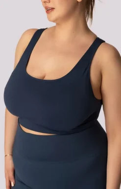 Mona top damski szary Base Plus Size