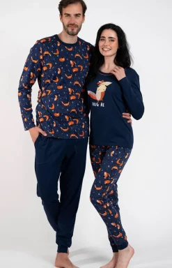 Męskie Italian Fashion Piżamy Rodzinne|Piżamy Męskie - Męska piżama na długi rękaw i z długą nogawką Witais