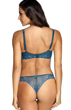 Nadeen B214 lazurowy biustonosz push-up