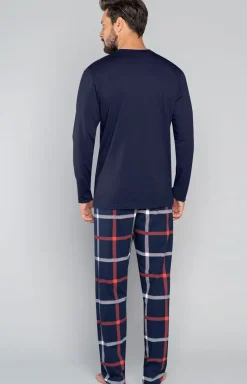 Męskie Italian Fashion Piżamy Męskie - Nelson piżaa ęska dł.dł.