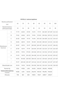 Damskie Novella Strój Kąpielowy Sportowy|Stroje Kąpielowe Jednoczęściowe - jednoczęściowy kostium kąpielowy Lusaca 2402