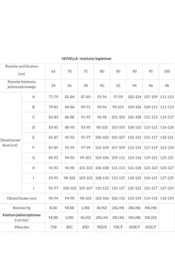 Novella jednoczęściowy kostium kąpielowy Malta 2401