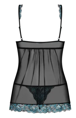 Damskie Obsessive Koszulki|Seksowna Koszula Nocna - Amanta koszulka babydoll i stringi komplet