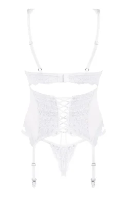 Obsessive Amor Blanco biały gorset i stringi