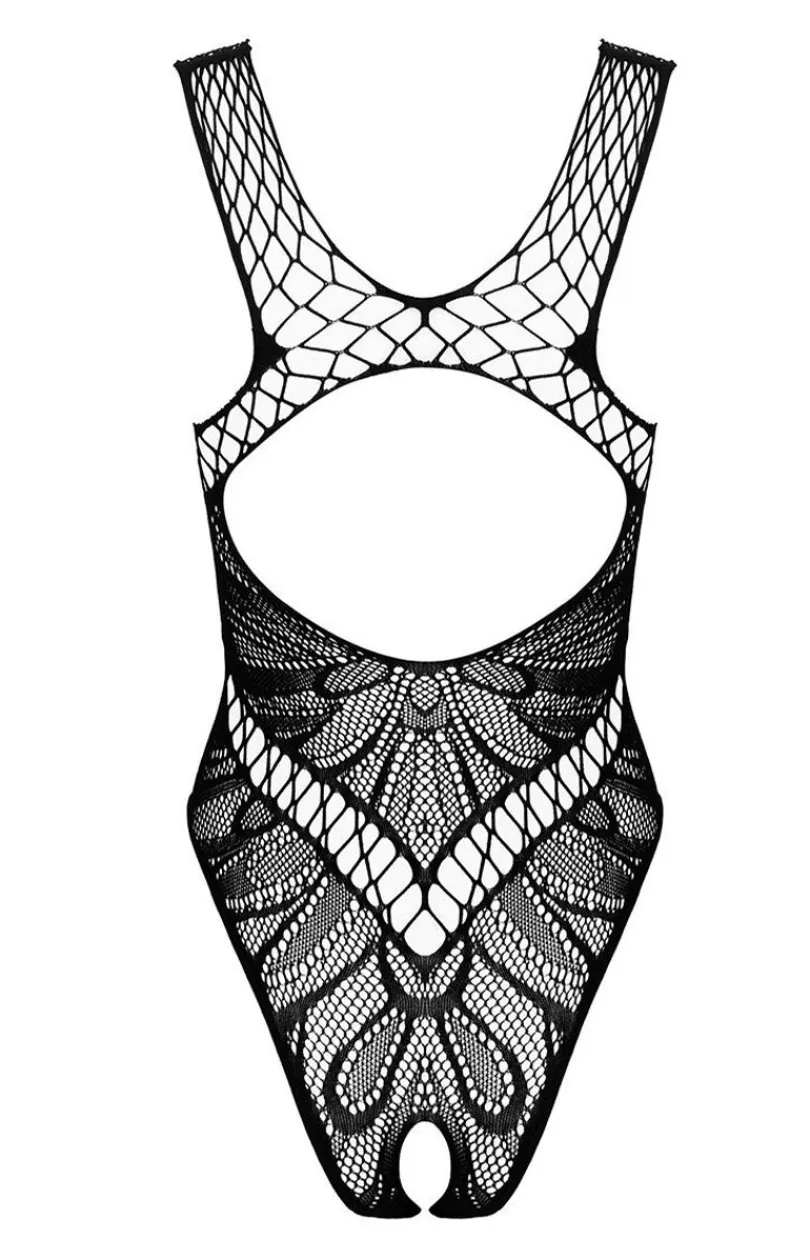 Obsessive Bodystocking|Body - B138 czarne body otwarte