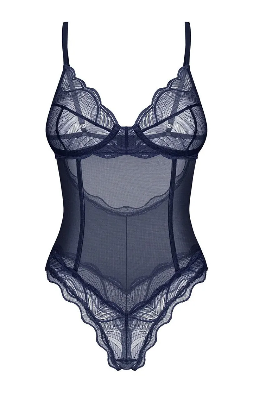 Obsessive Body|Body - body damskie otwarte Nightly Blue