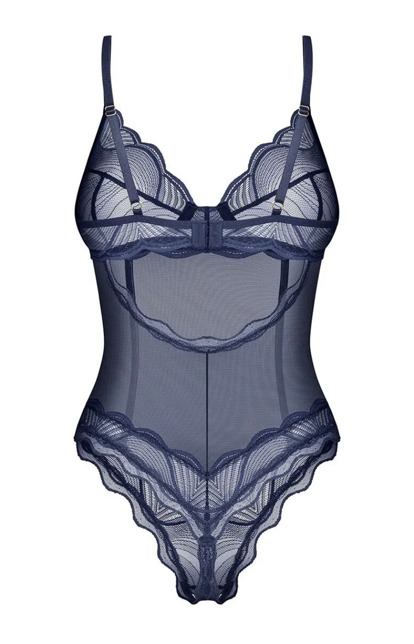 Obsessive Body|Body - body damskie otwarte Nightly Blue