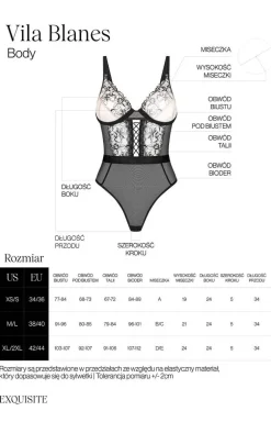 Obsessive body damskie Vila Blanes