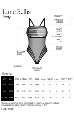 Obsessive Body|Body - body damskie w pasy Lune Bellis