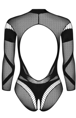 Obsessive body otwarte z wycięciem na plecach czarne B135