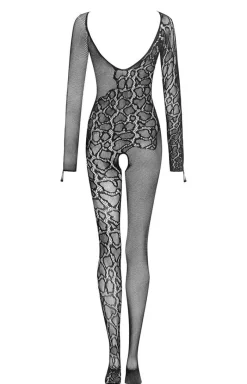 Obsessive Bodystocking|Body - bodystocking z długim rękawem G326