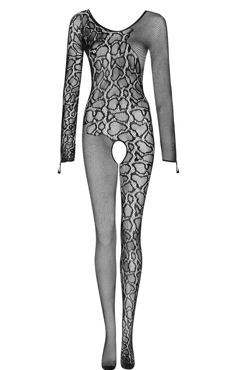 Obsessive Bodystocking|Body - bodystocking z długim rękawem G326