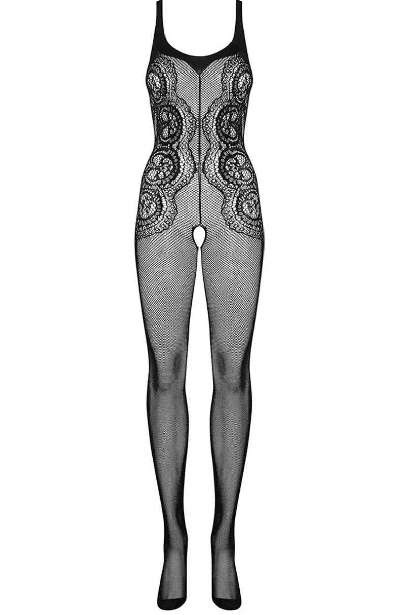 Obsessive bodystocking z unikalnym wzorem G335